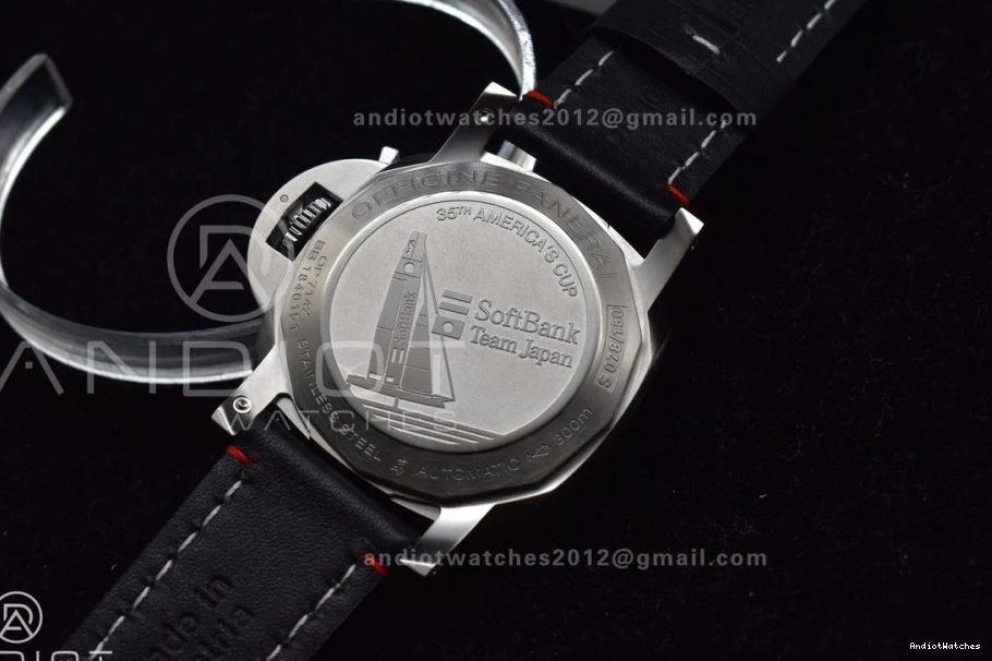 Green Brown Strap PAM732 on  999 Best Dial Edition TTF OnTrend P Dark Leather 1:1 0311